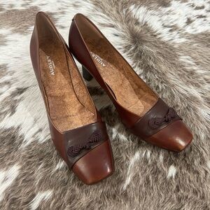 Women's Audley London | Brown Leather Pumps